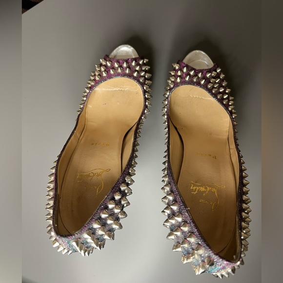 Christian Louboutin Platform Heels size 8.5 - Picture 7 of 11